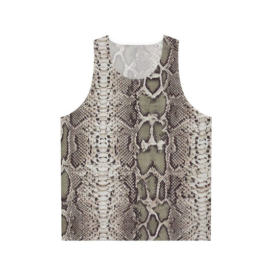 Snakeskin unisex tank top