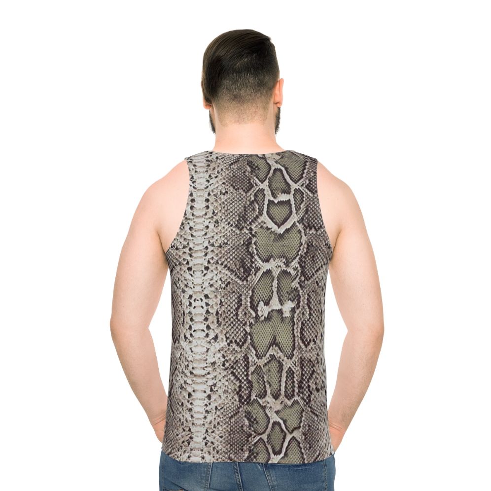 Snakeskin unisex tank top