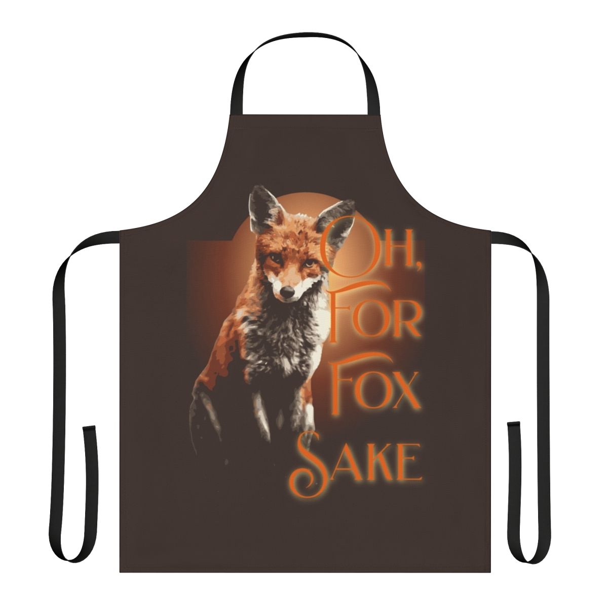 Snarky and sassy apron featuring a foxy spirit animal design