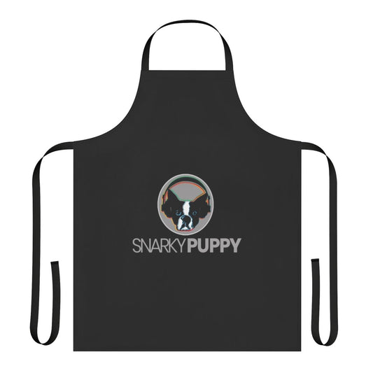 Snarky Puppy Inspired Funny Apron with a humorous graphic design