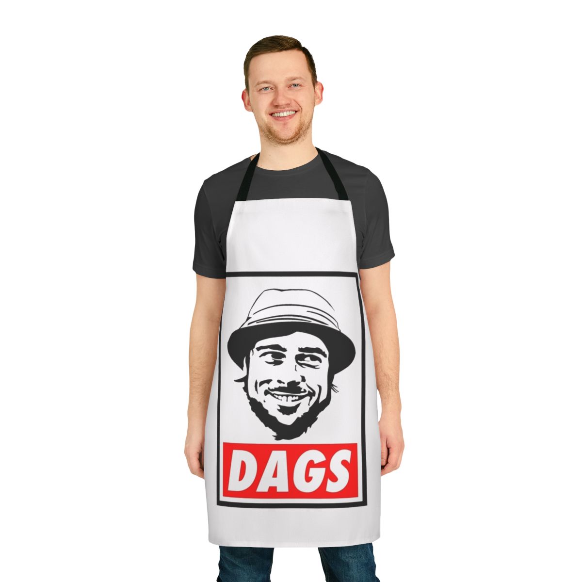 Snatch-Inspired Micky Dags Apron with Dog Design