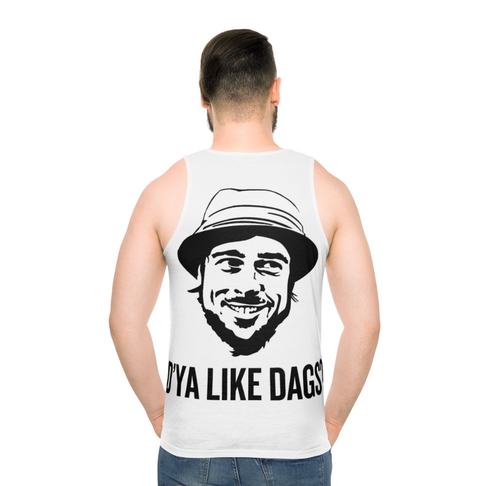Unisex "Snatch" movie-inspired tank top with dog graphic