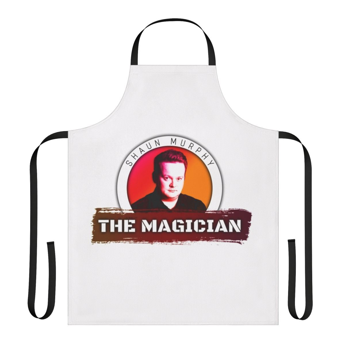 Snooker cue sports apron with image of Shaun "The Magician" Murphy