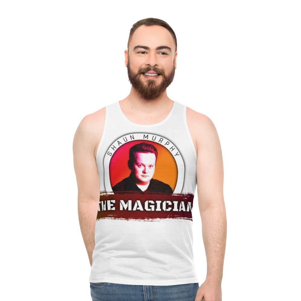 Snooker Tank Top with Shaun Murphy "The Magician" Design
