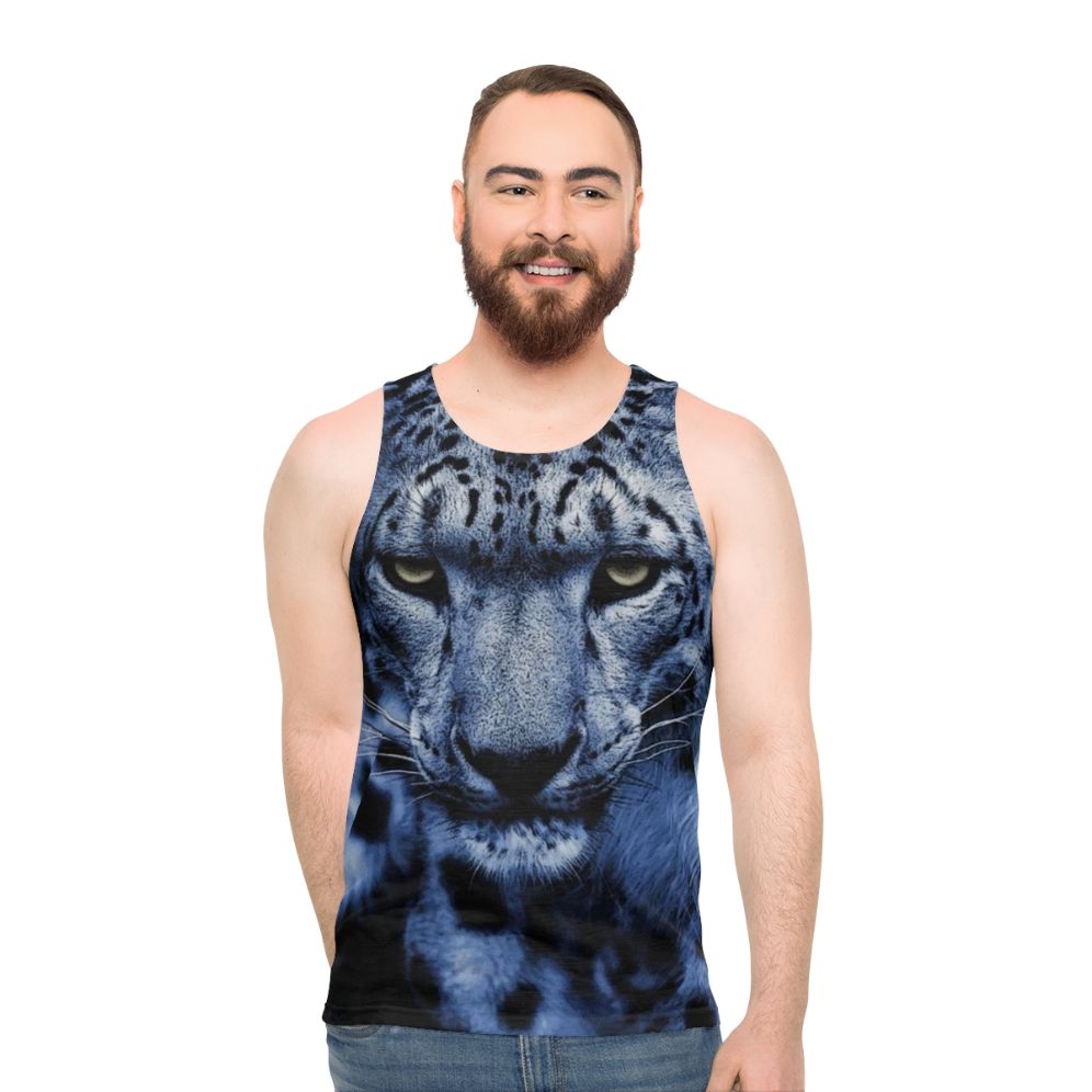 Snow Leopard Unisex Tank Top