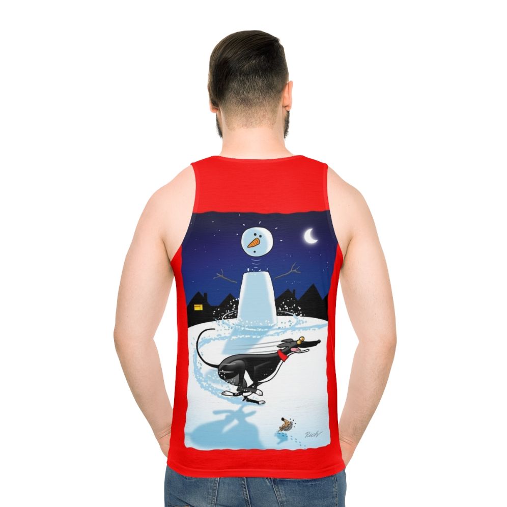 Snowman Zoomie Unisex Tank Top