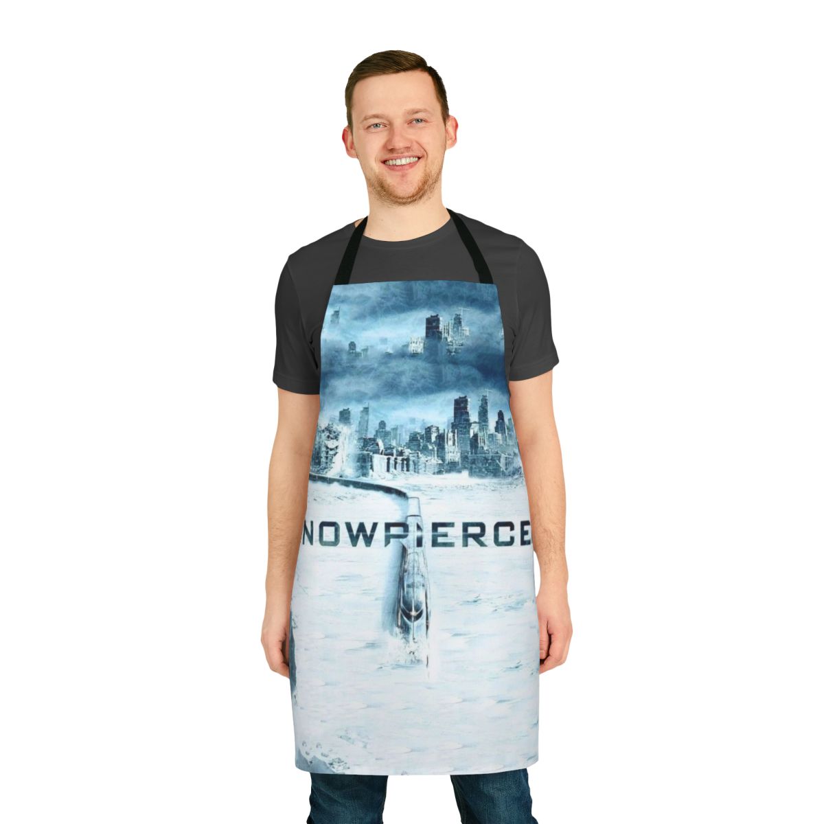 Snowpiercer-inspired apron with a sleek, stylish design for gamers and fans of the series.
