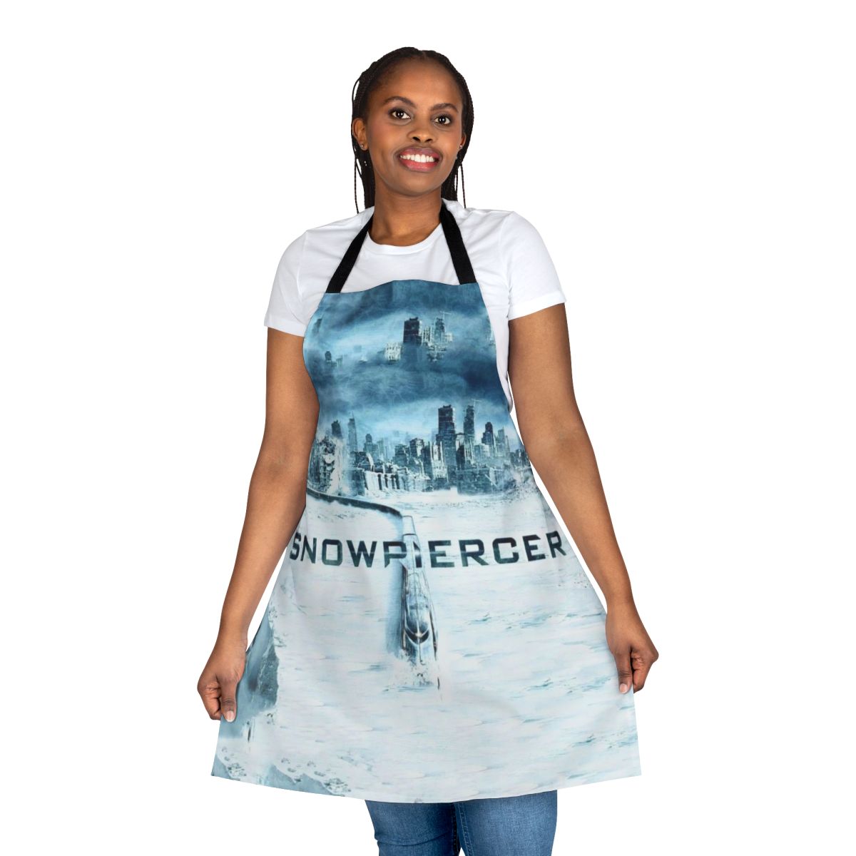 Snowpiercer-inspired apron with a sleek, stylish design for gamers and fans of the series.