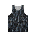 Snowy woods literary poem unisex tank top