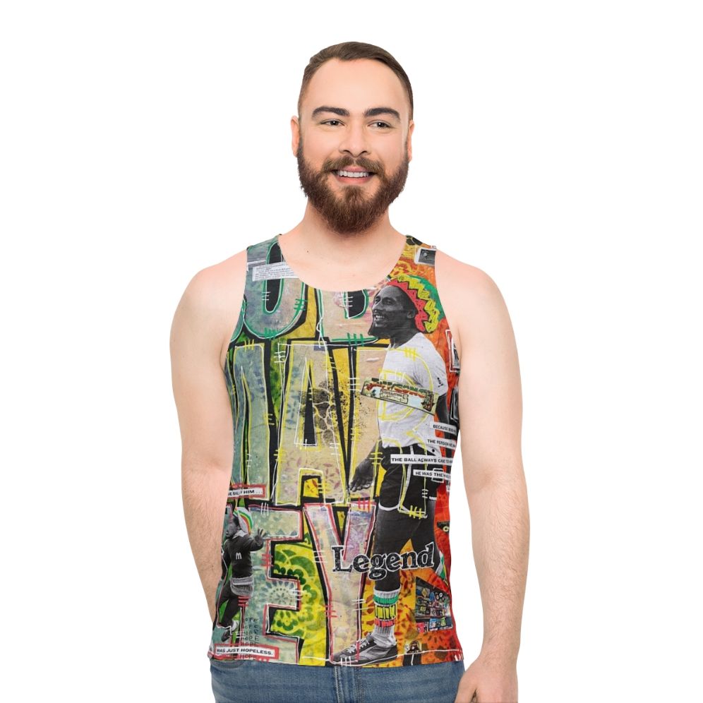 Unisex Soccer Legend Collage Tank Top