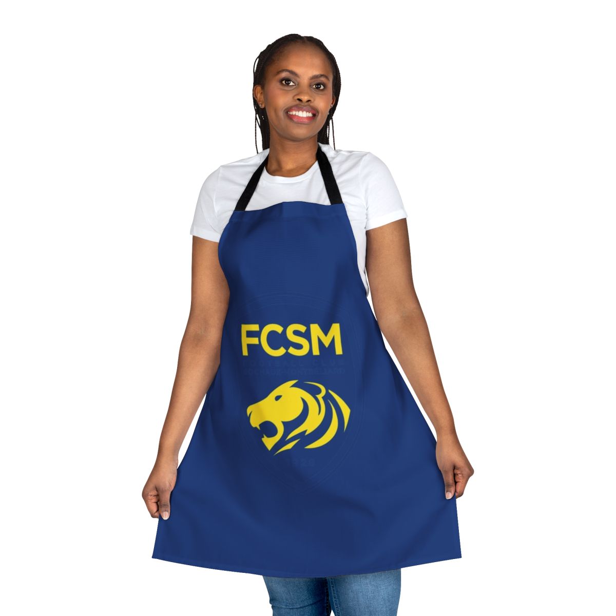 Sochaux football club inspired apron with Ligue 1 branding