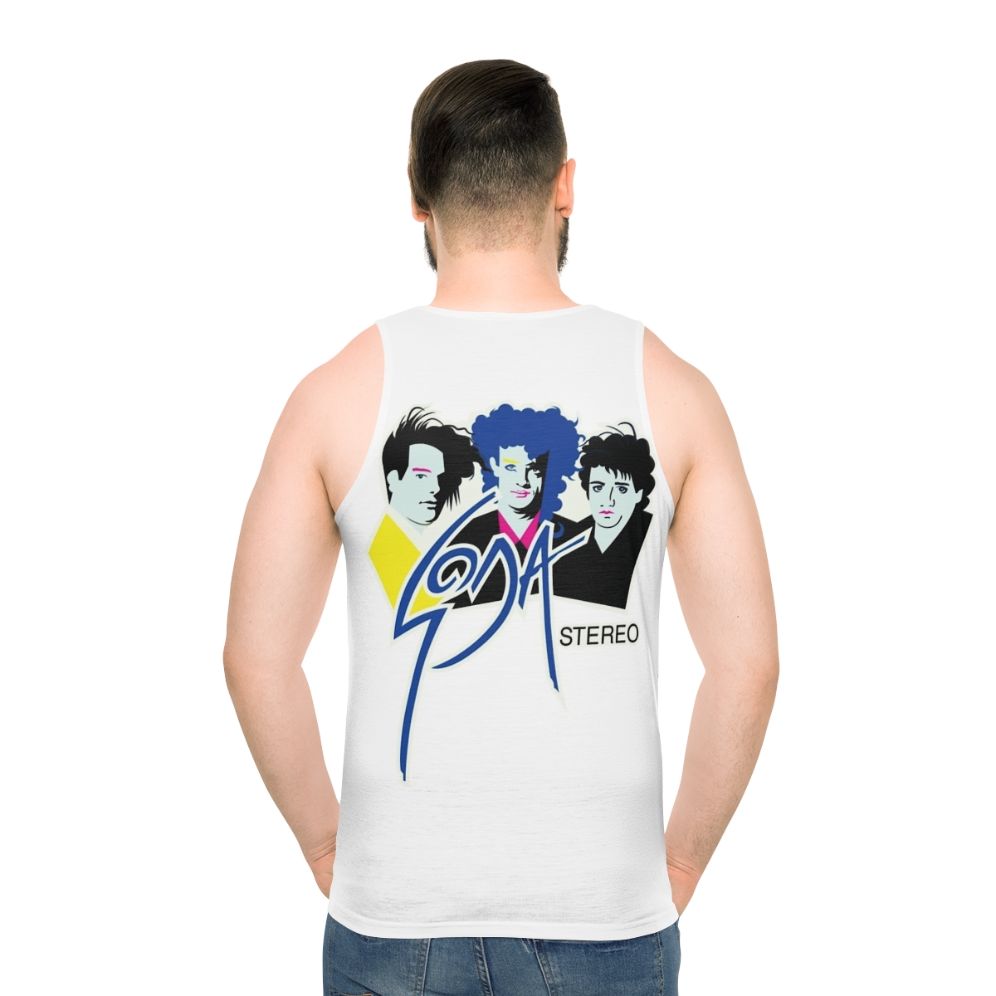 Unisex Soda Stereo Tank Top with Low Poly Graphic Design
