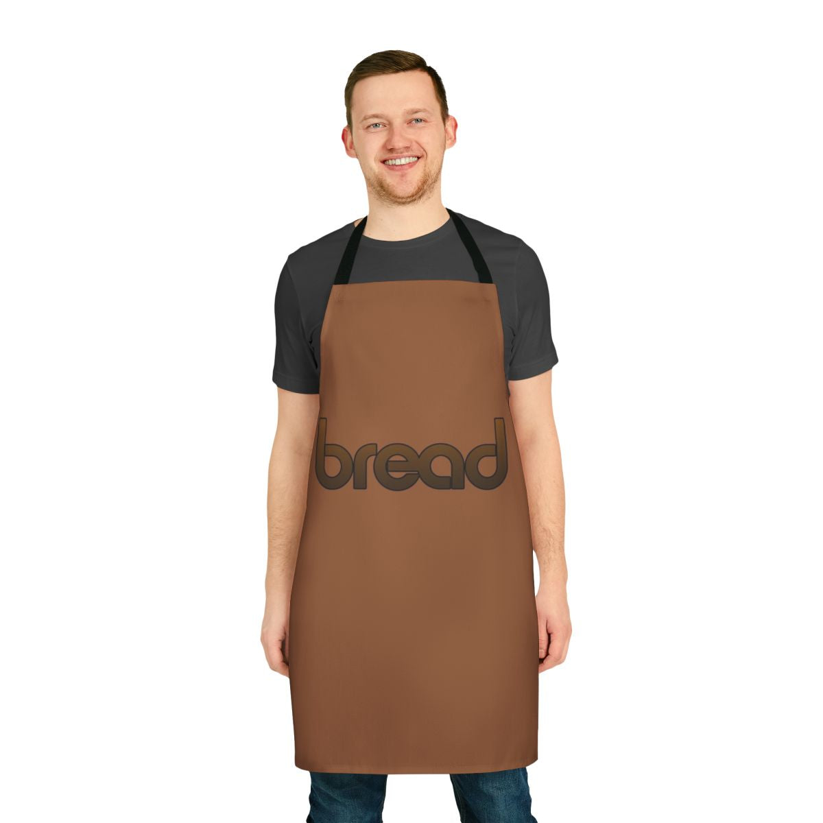 Soft rock band inspired apron featuring a classic logo design