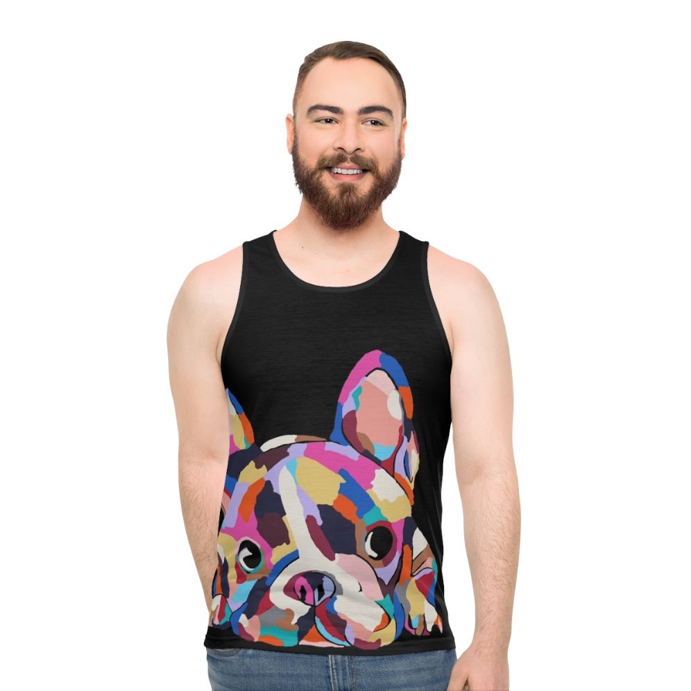 Soft unisex tank top for French Bulldog and Boston Terrier owners
