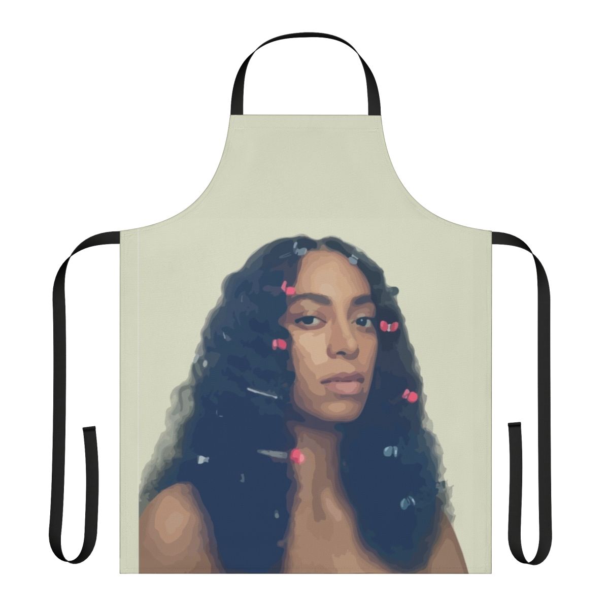 A black and white abstract design featuring the title "A Seat at the Table" - inspired by Solange Knowles' critically acclaimed album.