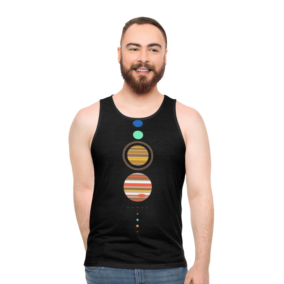 Solar system unisex tank top