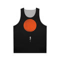 Unisex tank top with solar system design