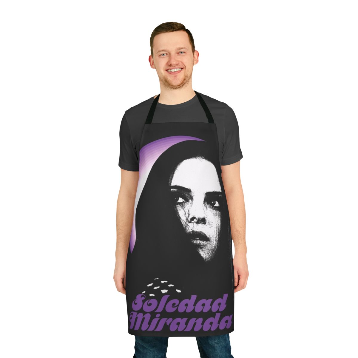 Soledad Miranda and Eugenie de Sade inspired apron