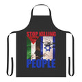 Solidarity Apron with message "Stop Killing People"