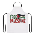 Solidarity apron featuring the Palestinian flag, symbolizing support for the Palestinian people and their struggle for freedom and independence.