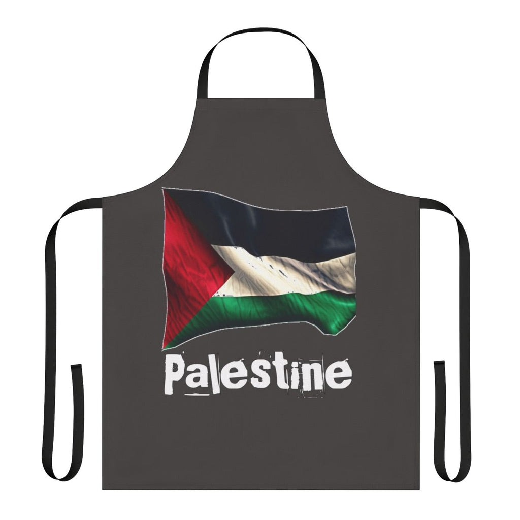 Solidarity Palestine Apron featuring the Palestinian flag and "Free Palestine" text