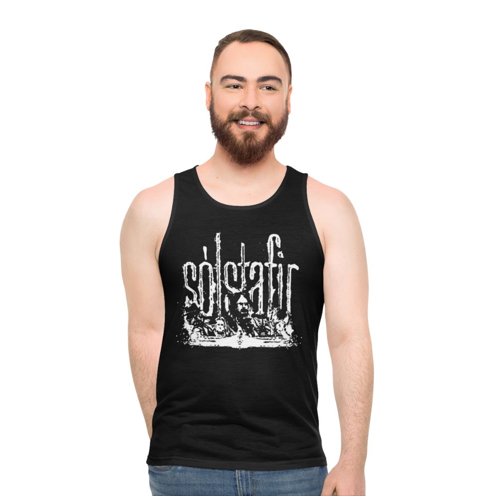 Solstafir and Zao metalcore unisex tank top