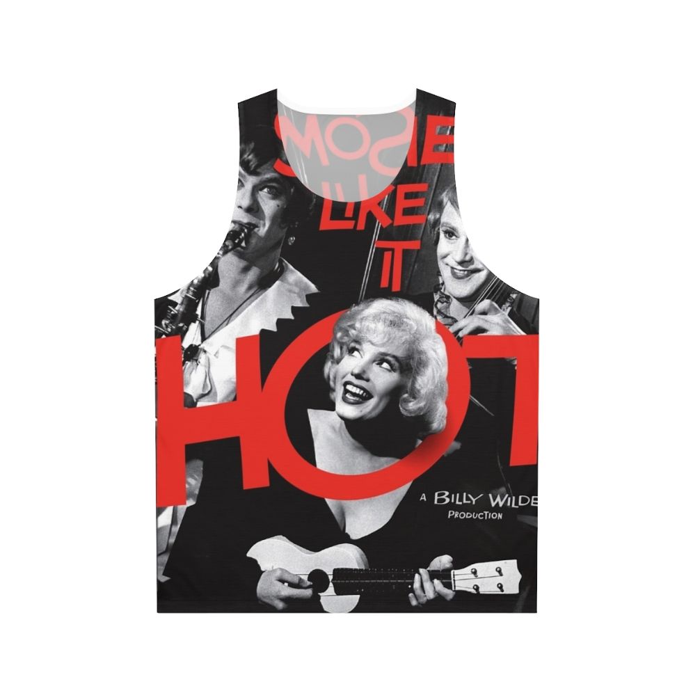 Unisex tank top featuring the classic "Some Like It Hot" movie design