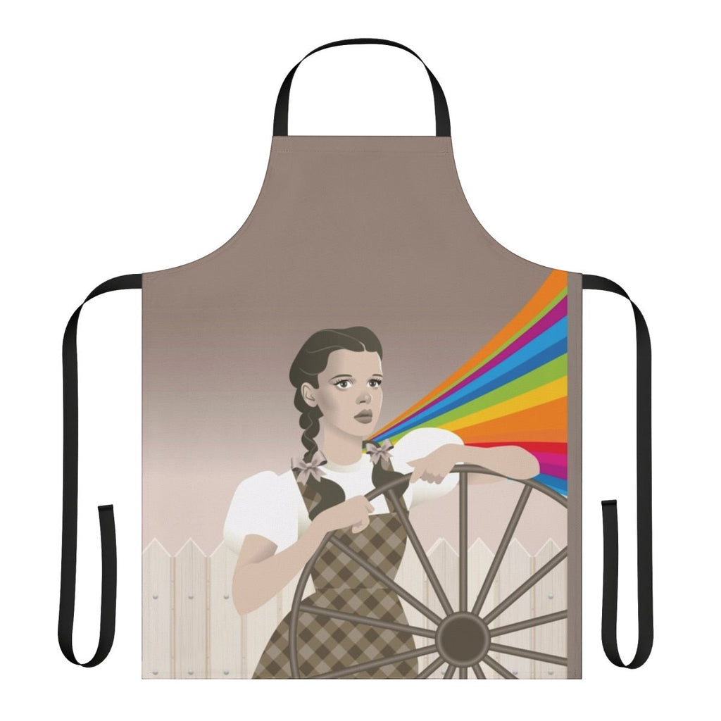 Somewhere Inspired Retro Apron with Judy Garland, Wizard of Oz Artwork