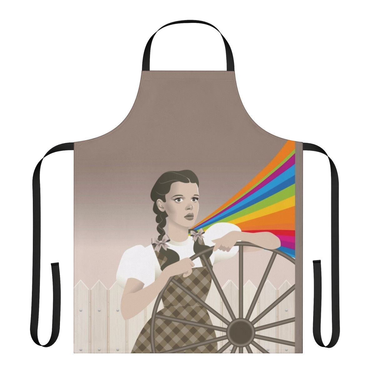 Somewhere Inspired Retro Apron with Judy Garland, Wizard of Oz Artwork