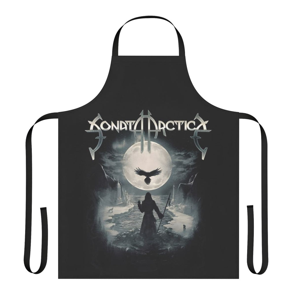 Sonata Arctica inspired apron featuring a raven design