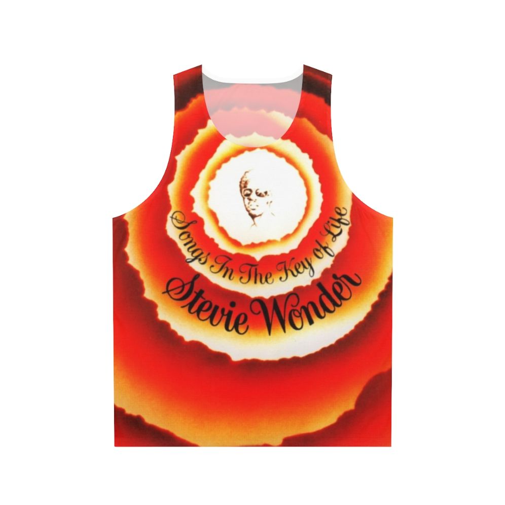 Unisex tank top featuring the "Songs In The Key Of Life" album artwork