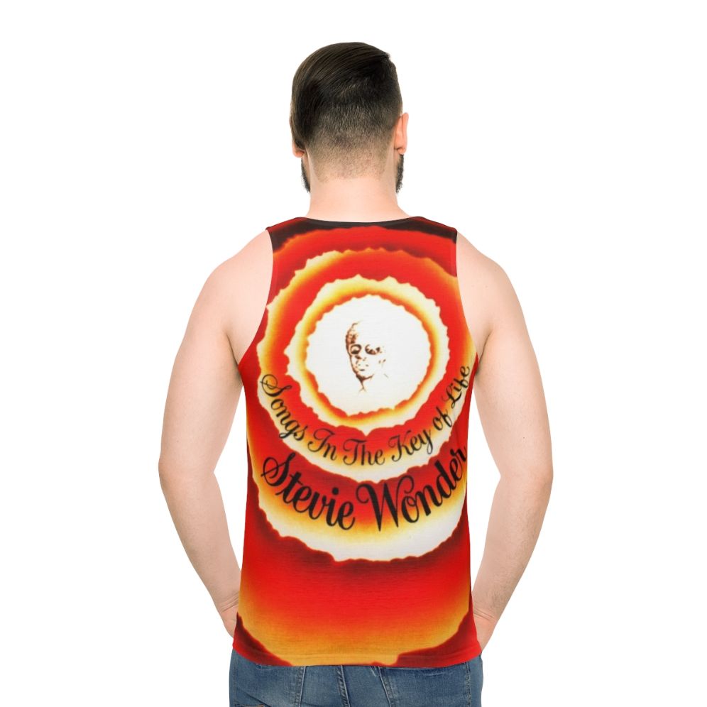 Unisex tank top featuring the "Songs In The Key Of Life" album artwork