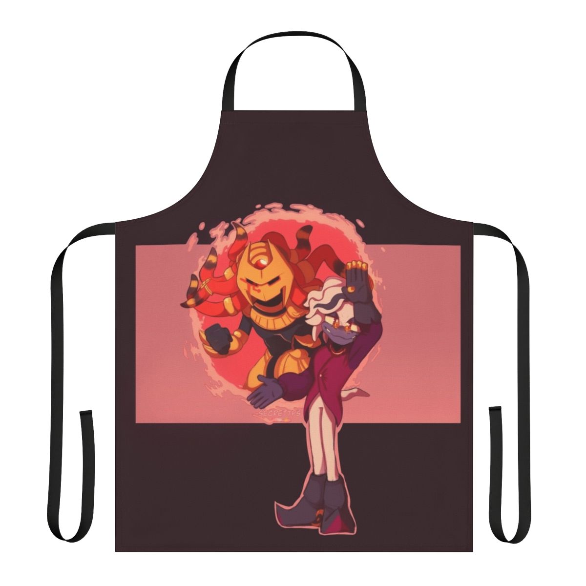 Sonic-themed apron featuring Enerjak and Starline characters from IDW Sonic comics