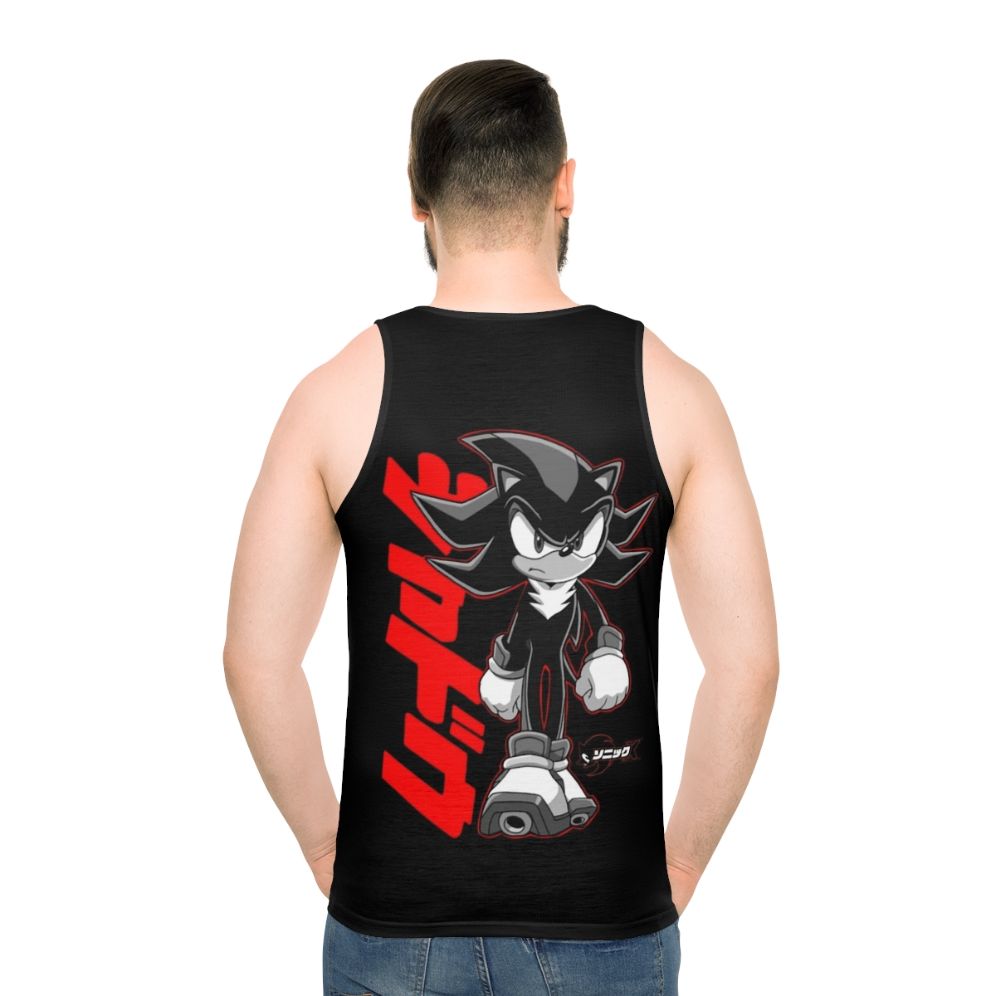 Sonic and Shadow anime inspired graphic unisex tank top