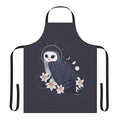 Sooty owl design apron with magical elements