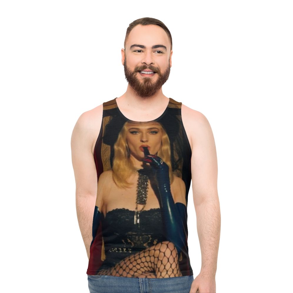 Unisex Sophie Turner Tank Top with Jonas Brothers Inspired Design