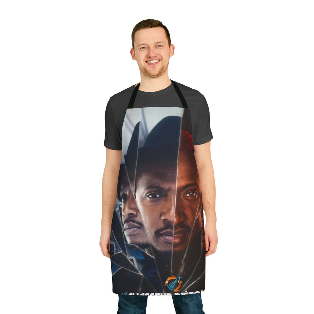 Soprano Star Hunter inspired apron featuring a unique music album cover design