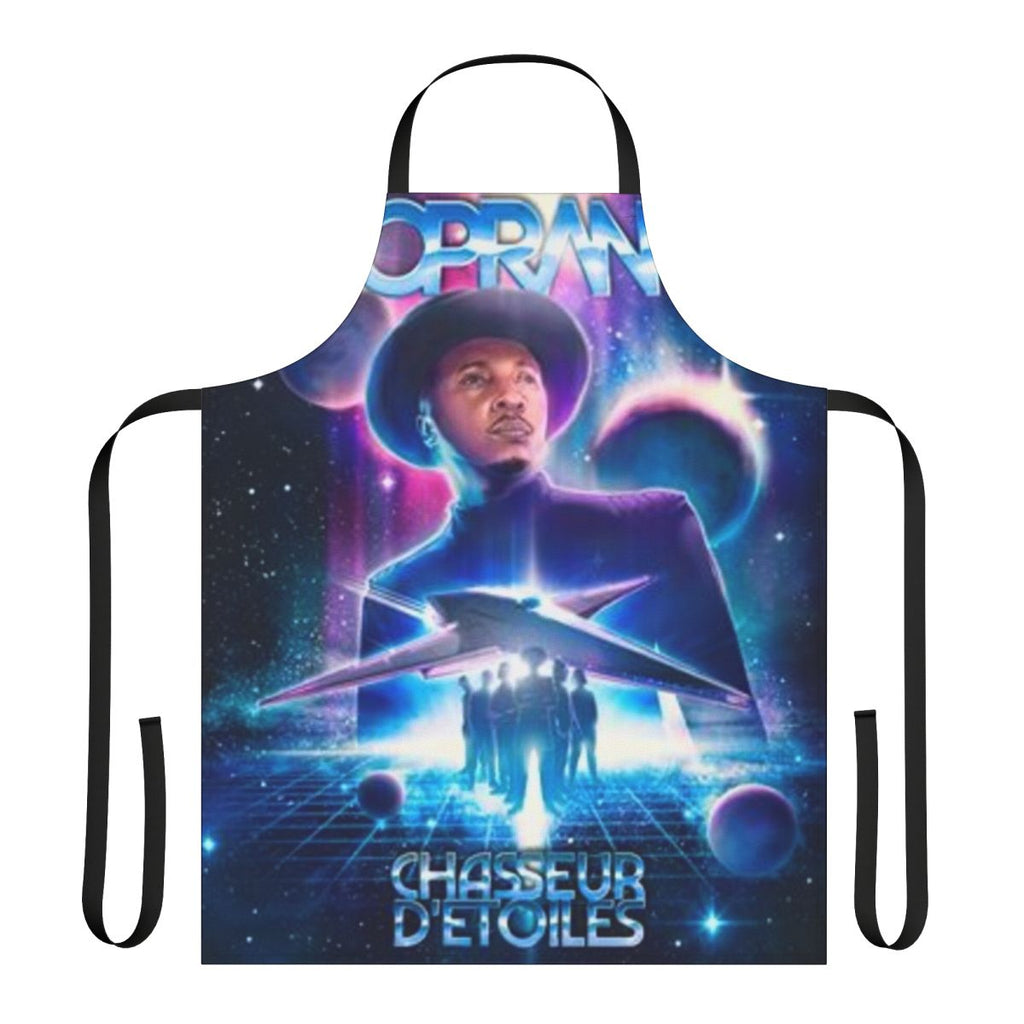 Soprano Star Hunter-Inspired Apron featuring a stylized graphic design