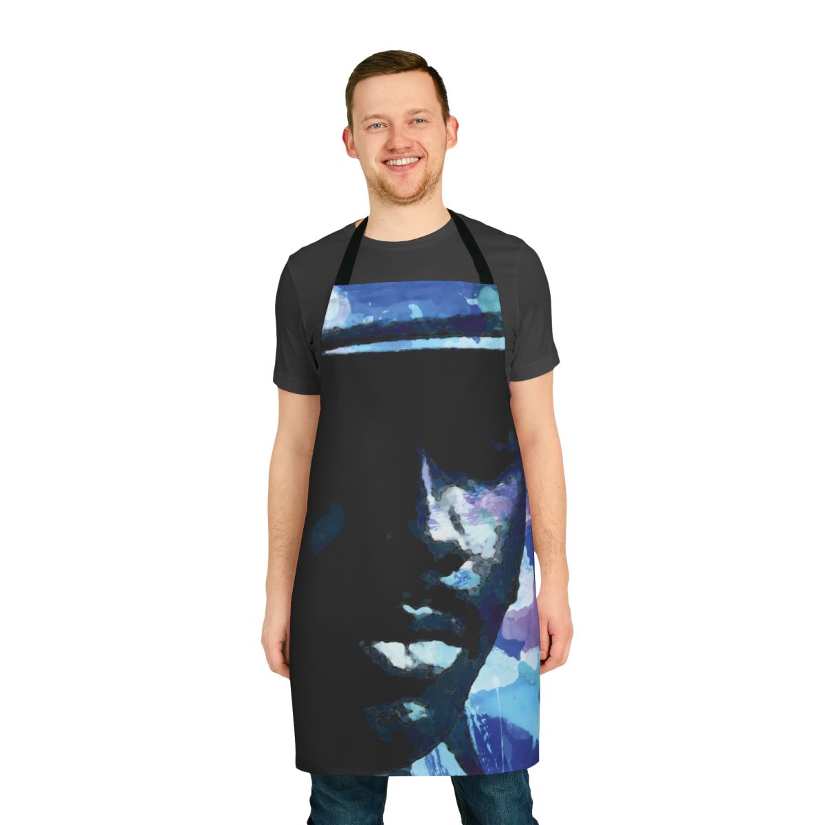Donny Hathaway inspired kitchen apron for soul music and piano enthusiasts