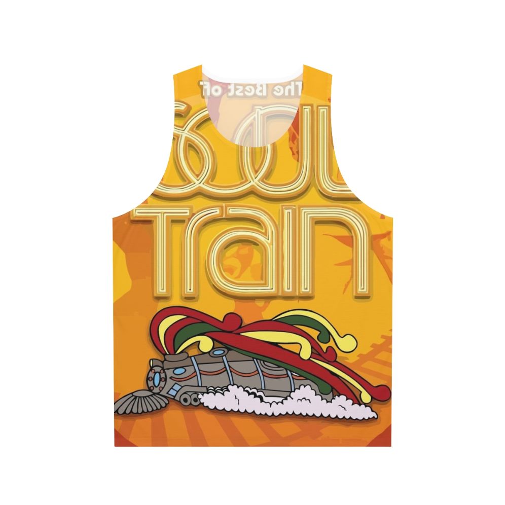 Unisex tank top featuring the iconic Soul Train logo