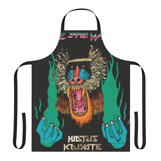 Hiatus Kaiyote inspired "Choose Your Weapon" soul music apron