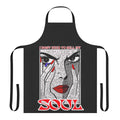 Woman's apron with a powerful soul quote design