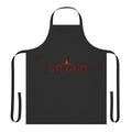 Souls-inspired Git Gud cooking apron featuring a bonfire design for gaming and geeky fans
