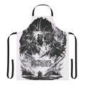 Soulsborne bosses design on a black apron