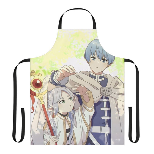 Sousou No Frieren inspired apron featuring characters from the popular anime and manga series