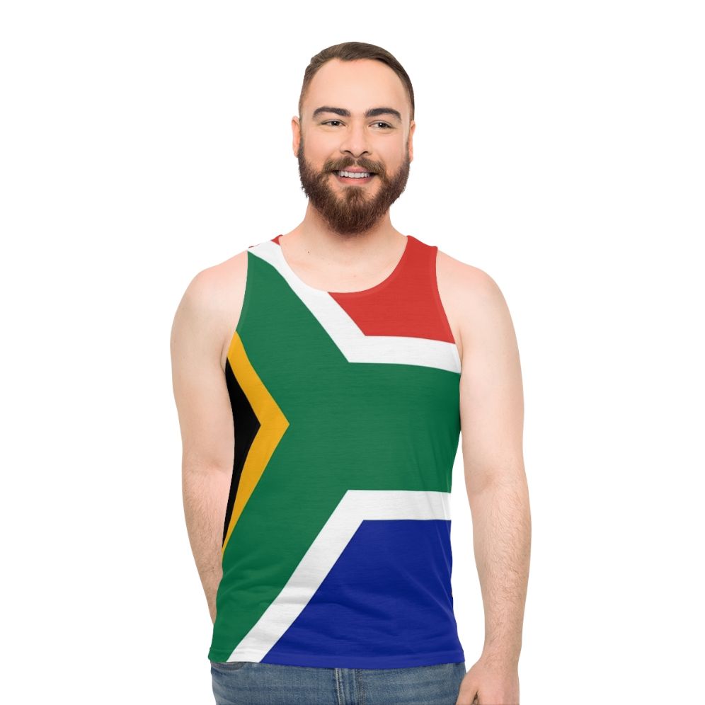 Unisex South Africa Flag Tank Top