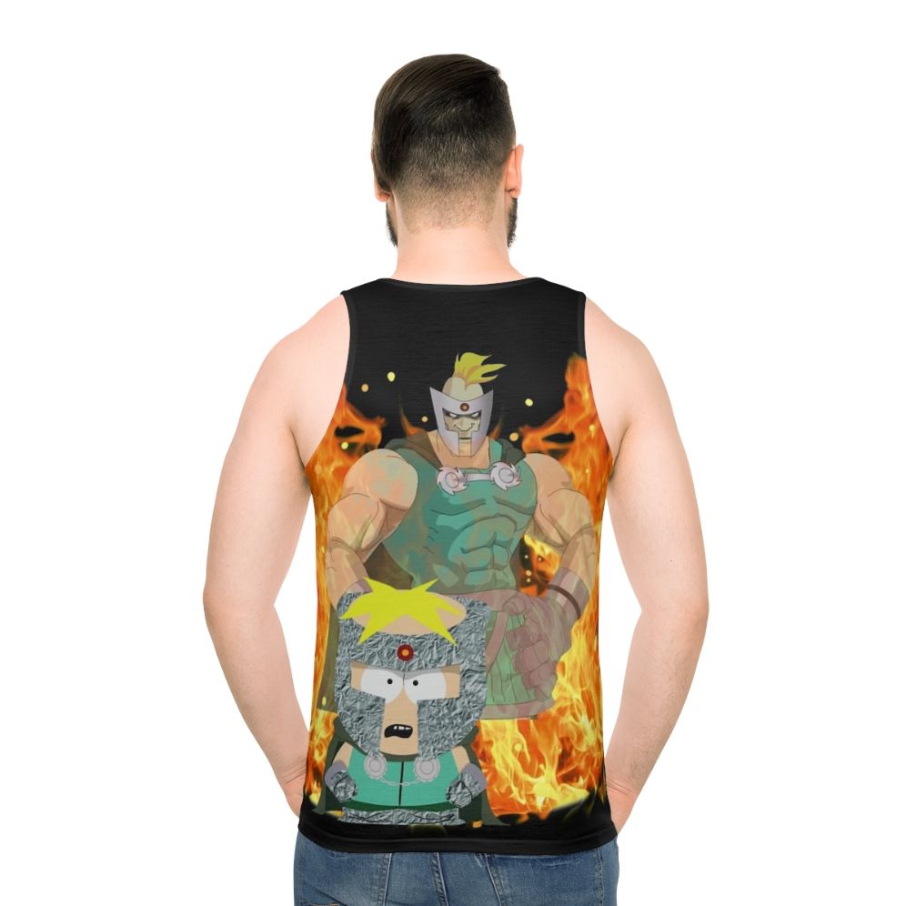 south park butters professor chaos superhero unisex tank top