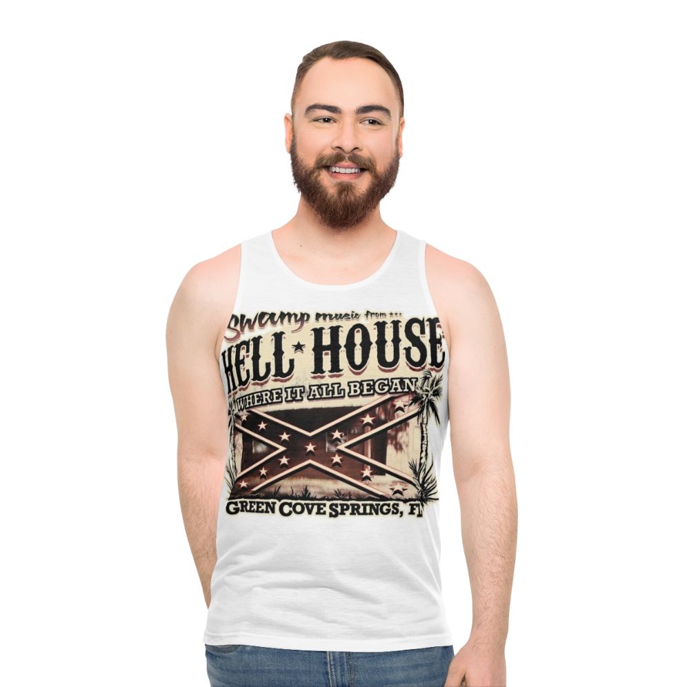 Southern Rock Swamp Music Unisex Tank Top