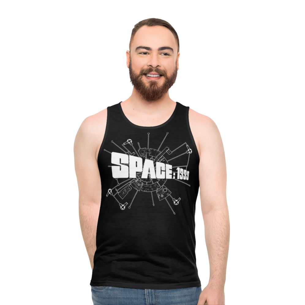 Space 1999 Logo Alpha Diagram Unisex Tank Top