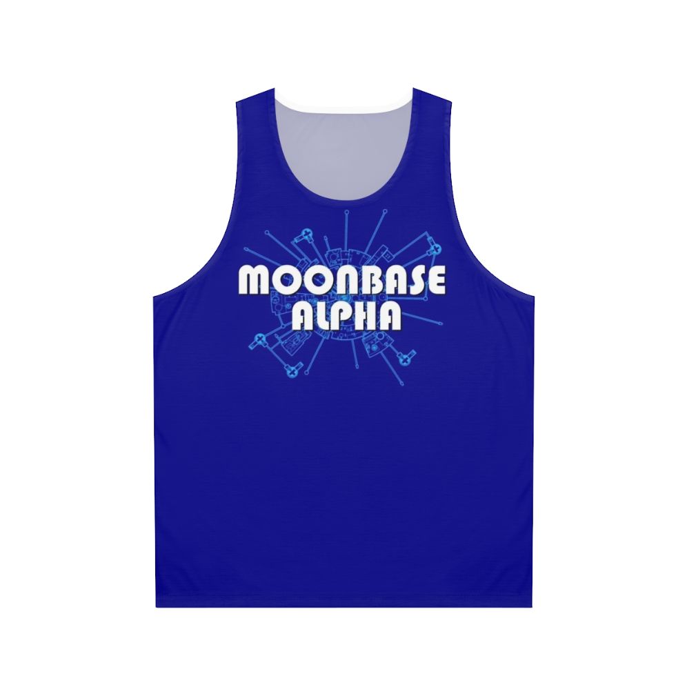 Space 1999 Moonbase Alpha Diagram Unisex Tank Top
